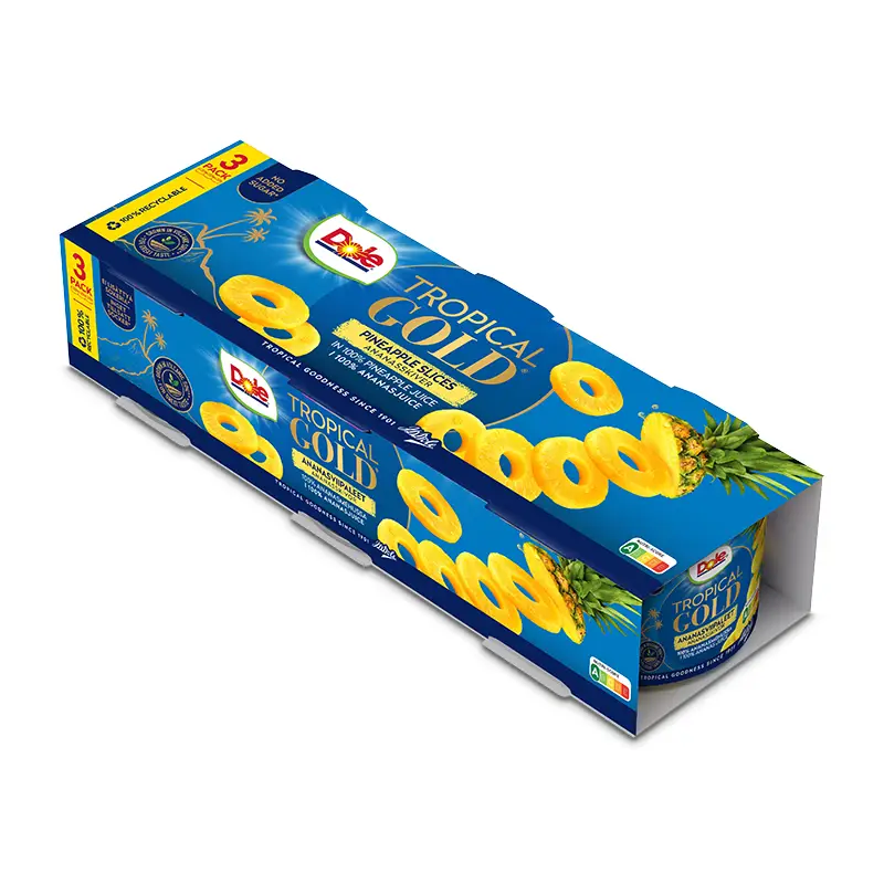 Ananas Skivor 3-pack 8 x 3 st från Dole | #00038900012250 | Konserver