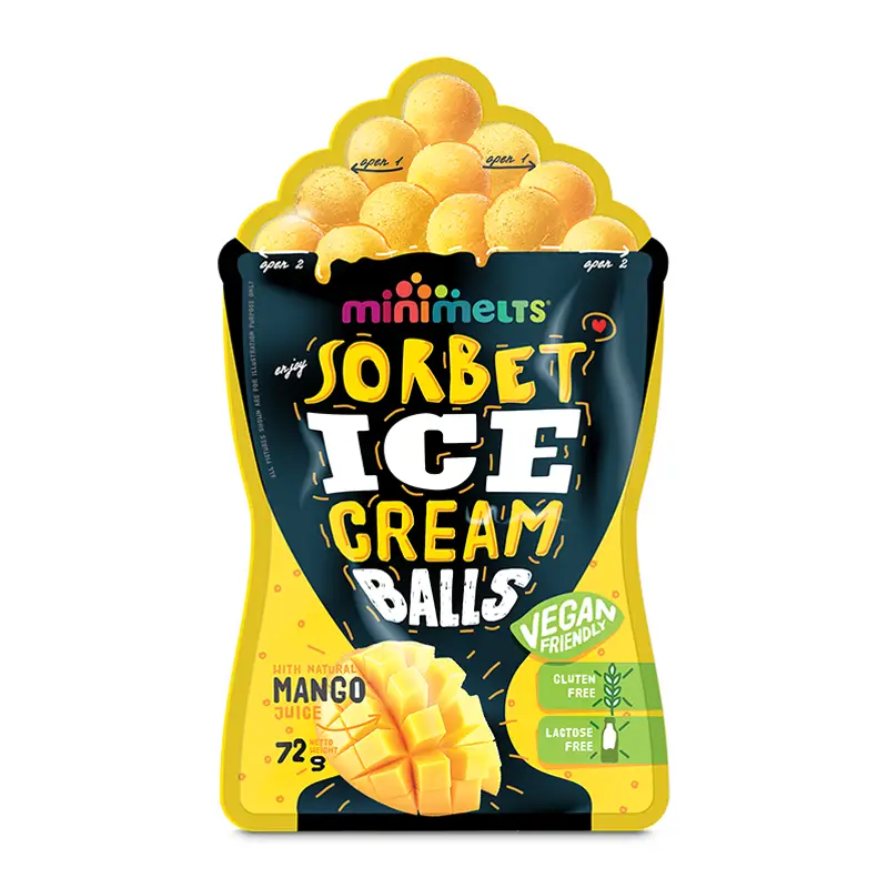 Minimelts Kulor Mango 10 x 72 g från Minimelts BIG | #000684 | Kulglass