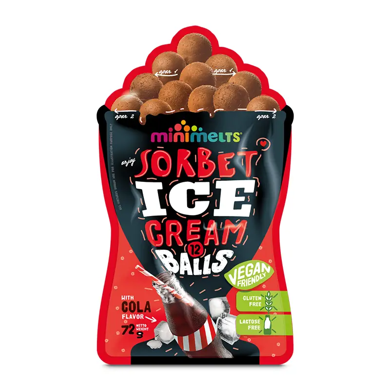 Minimelts Stora Kulor Cola 10 x 72 g från Minimelts BIG | #001902 | Kulglass