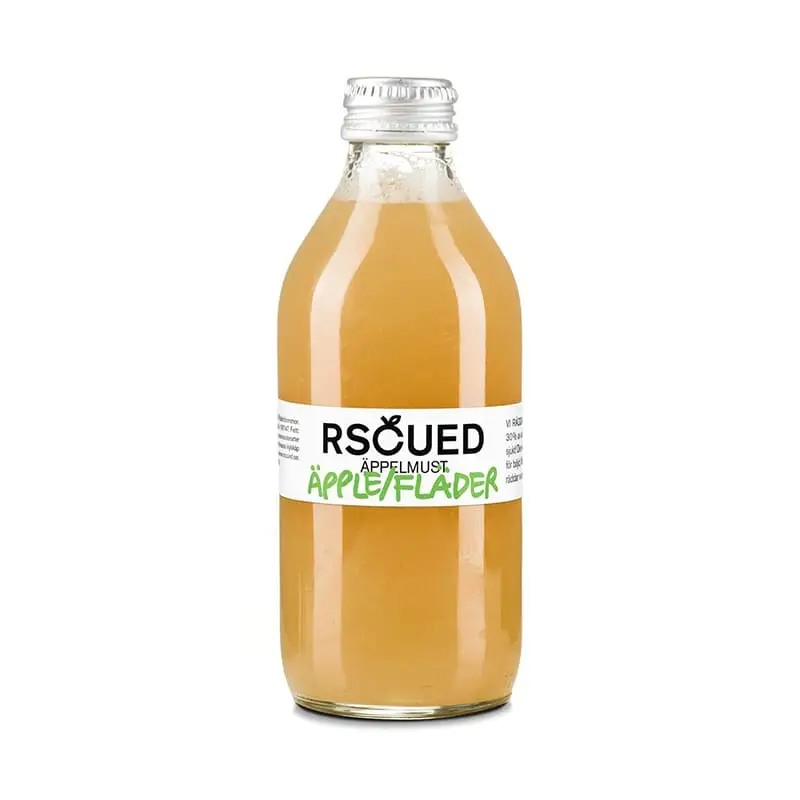 Äpple/Fläder 20 x 27 cl från Rscued | #0048 | Juice