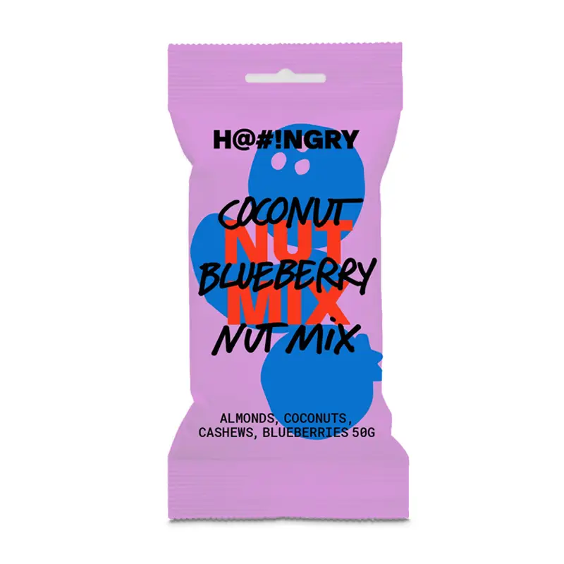 Blueberry Mix 12 x 50 g från Hangry People | #005 | Nötter