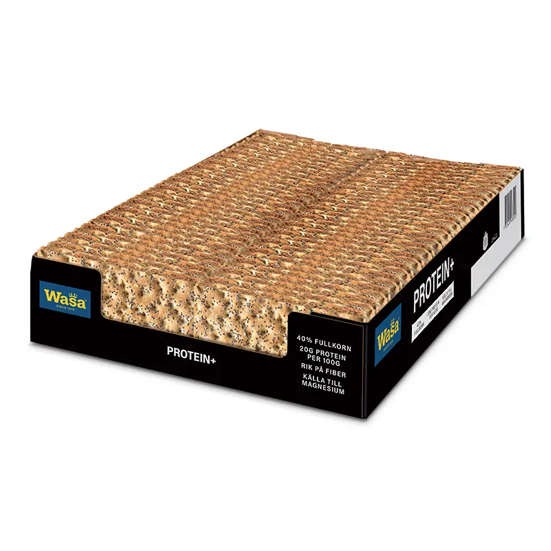Protein knäckebröd 3 x 1240 g från Wasa | #024423 | Knäckebröd