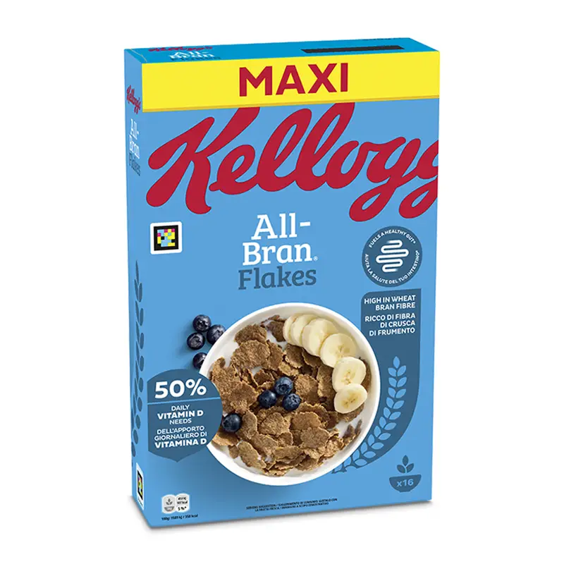 All Bran Flakes Original 12 x 500 g från Kelloggs | #53545 | Flingor