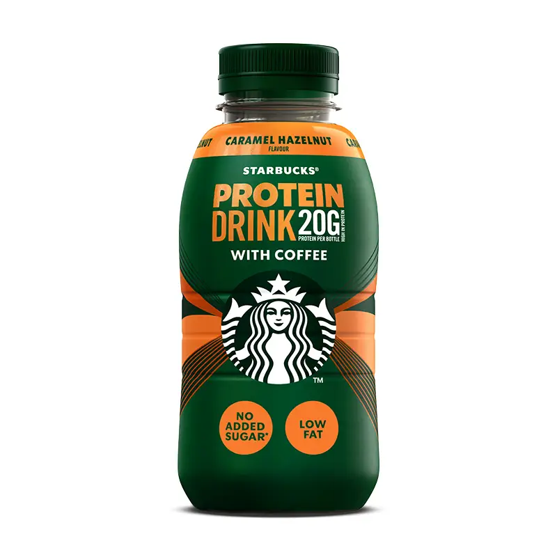 Protein Coffee Caramel & Hazelnut 8 x 33 cl från Starbucks | #598783 | Iskaffe
