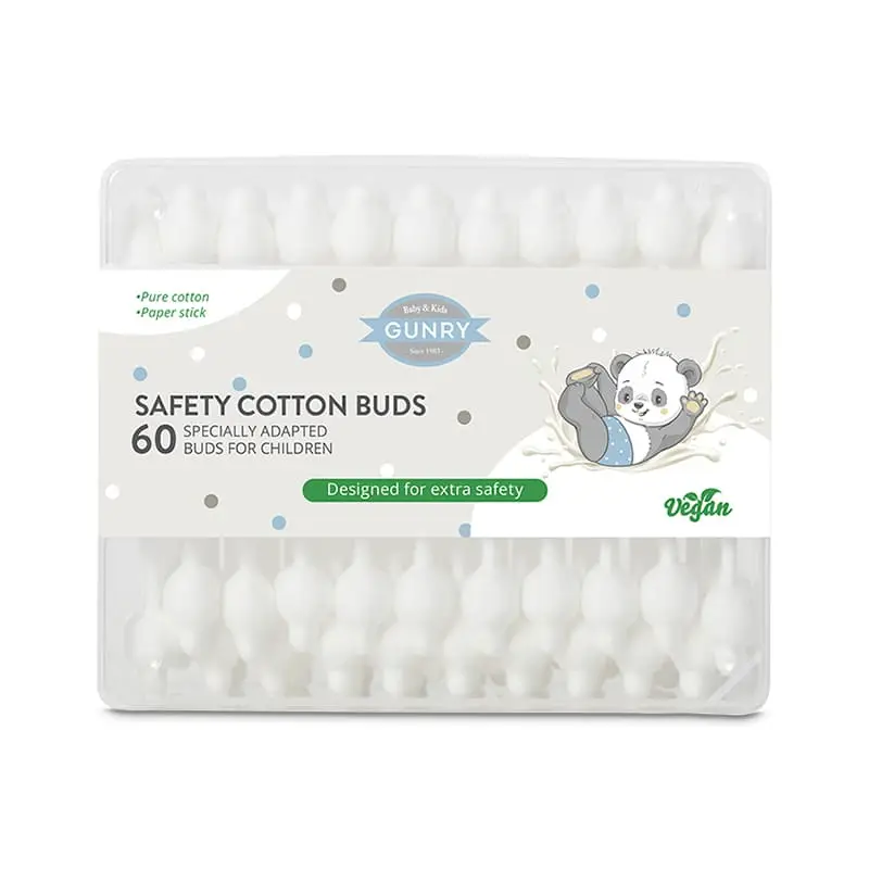 Baby Cotton Sticks 60st 24 x 60 st från Gunry | #060140 | Hygienartiklar