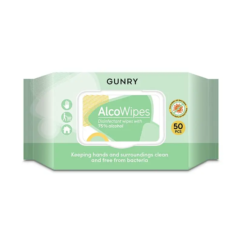 Alcowipes 50st 24 x 50 st från Gunry | #060261 | Hygienartiklar