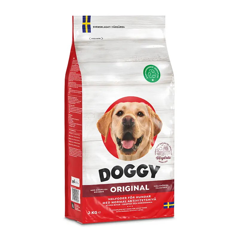 Hund Torrfoder Doggy Original 4 x 2 kg från Doggy | #22060 | Hundmat