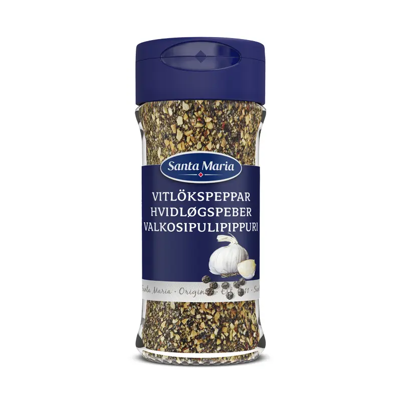 Vitlökspeppar 6 x 51 g från Santa Maria | #102653 | Kryddor