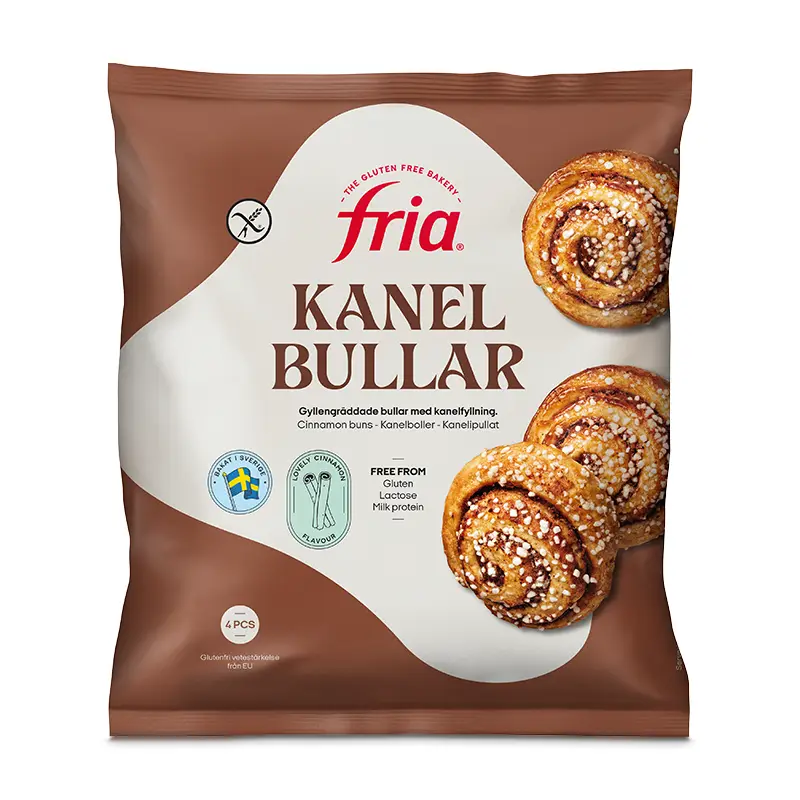 Kanelbullar Glutenfria 8 x 230 g från FRIA | #2909 | Bullar & längder