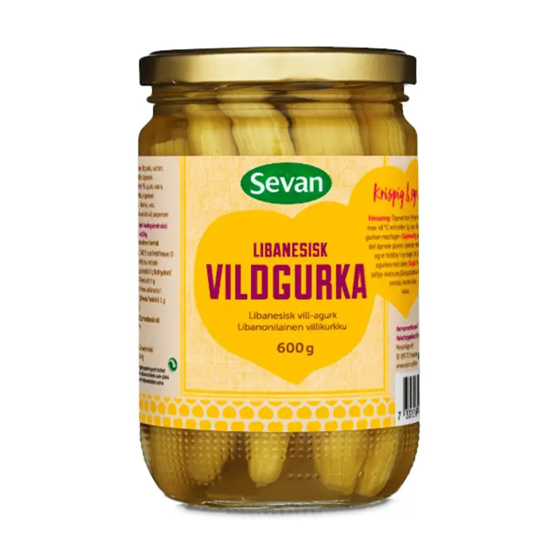 Libanesisk Vildgurka 6 x 600 g från Sevan | #130087 | Grönsakskonserv
