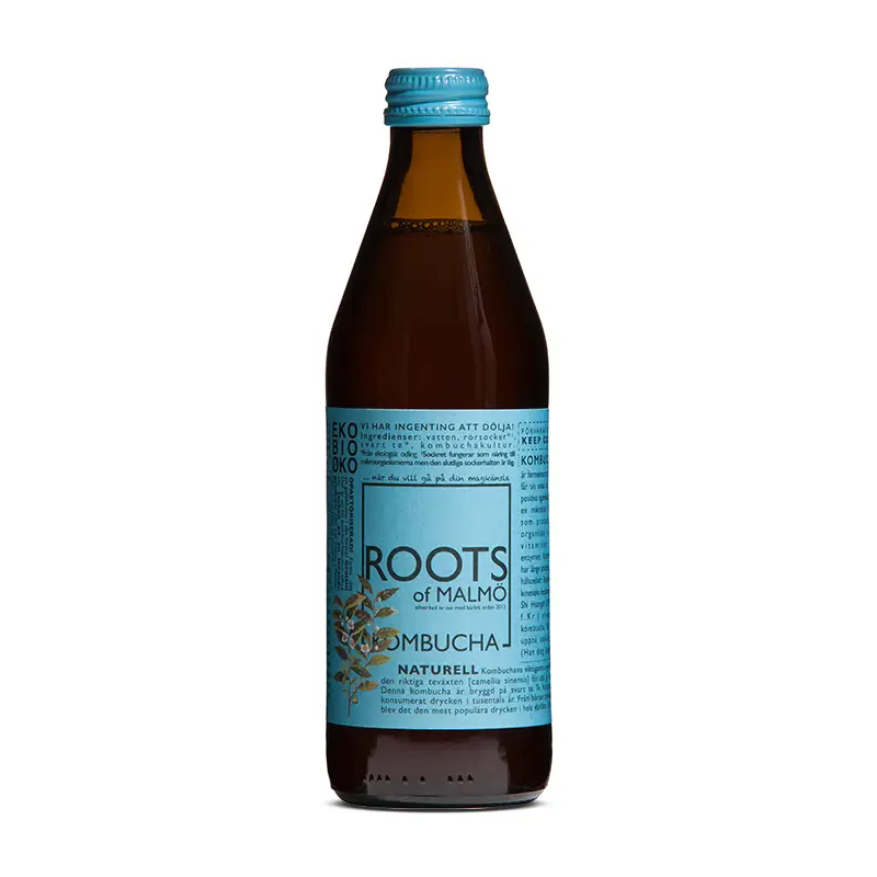 Kombucha Naturell 15 x 33 cl från Roots of Malmö | #007 | Kombucha
