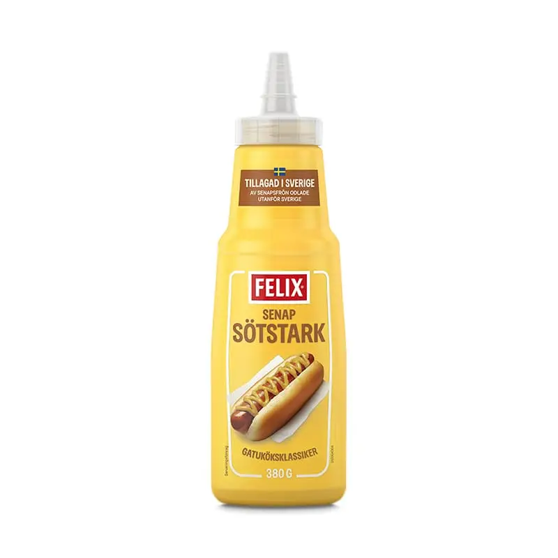 Senap Sötstark 10 x 390 g från Felix | #510004328 | Senap
