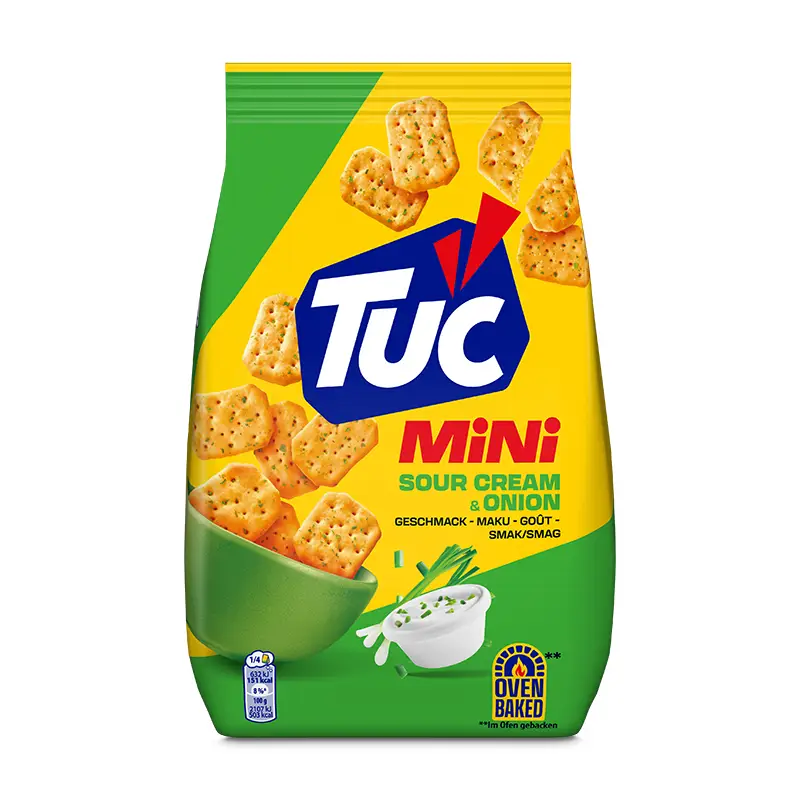 Mini Sourcream & Onion Kex 14 x 120 g från TUC | #4316517 | Salta Kex