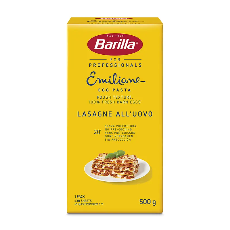 Lasagneplattor 15 x 500 g från Barilla | #1000023093 | Pasta & Nudlar