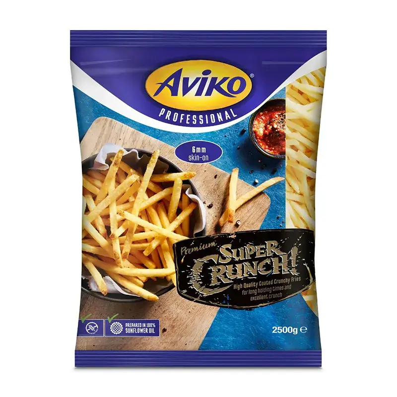 Super Crunch Skin On 7 mm 4 x 2.5 kg från Aviko | #806689 | Pommes frites