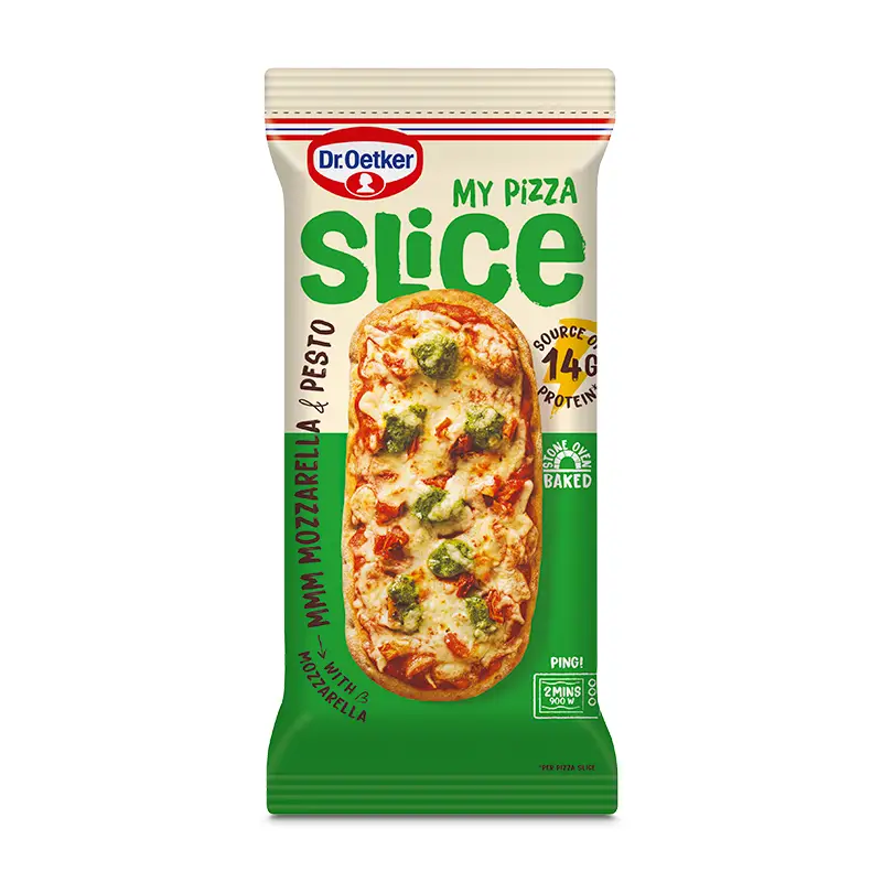 My Pizza Slice Mozzarela & Pesto 21 x 170 g från Dr Oetker | #1-28-375100 | Pizza