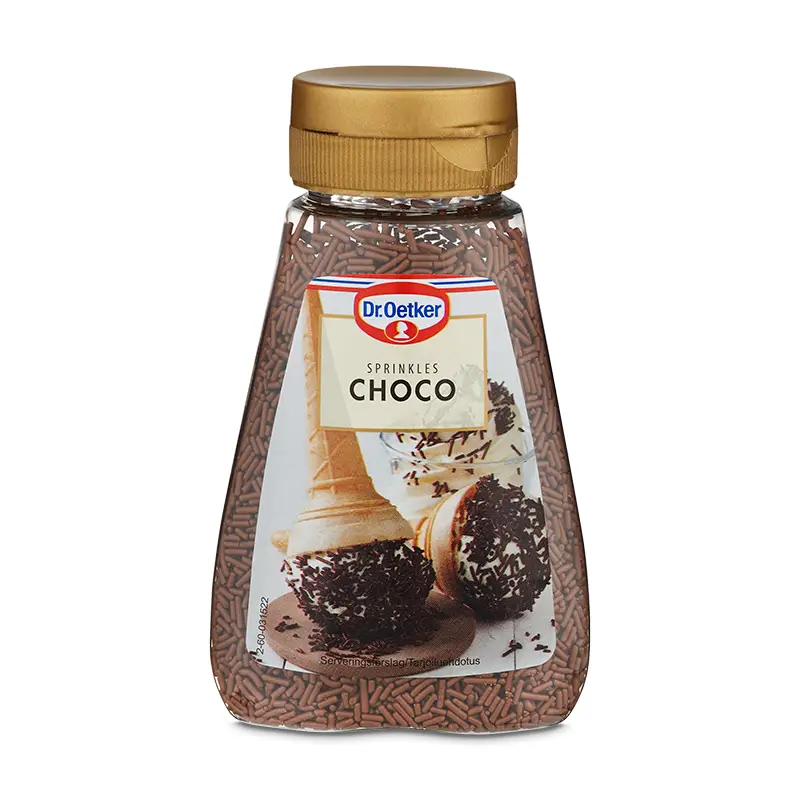 Choco Strössel 8 x 120 g från Dr Oetker | #1-54-006232 | Glassås & Strössel