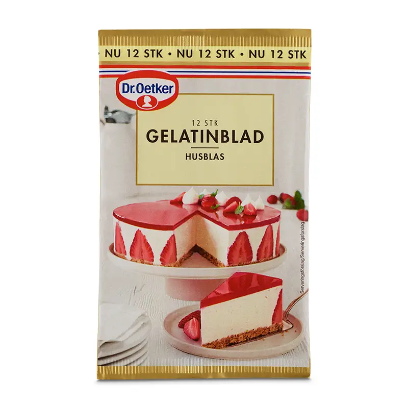 Gelatinblad 12-pack 30 x 12 st från Dr Oetker | #1-54-006647 | Bakprodukter