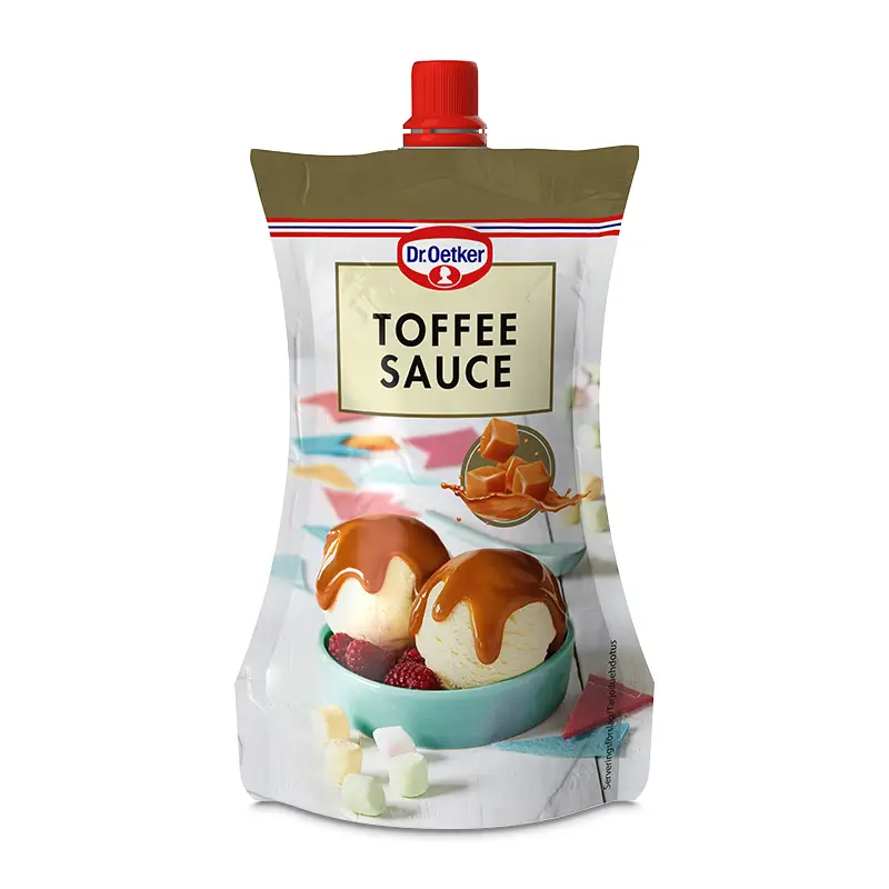 Glassås Toffee 5 x 120 g från Dr Oetker | #1-54-006725 | Glassås & Strössel