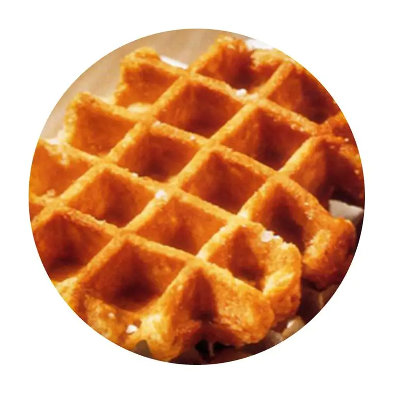 Oval Belgisk Våffla 24 x 90 g från McCain | #1000011860  | Pannkakor, Plättar & Våfflor