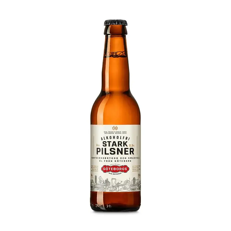 GBG Nya Alkoholfri Starkpilsner 24 x 33 cl från Göteborgs Nya Bryggeri | #11600 | Öl