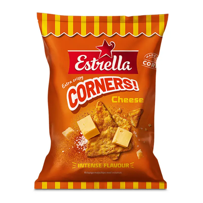 Corners Cheese 10 x 160 g från Estrella | #10002020 | Chips