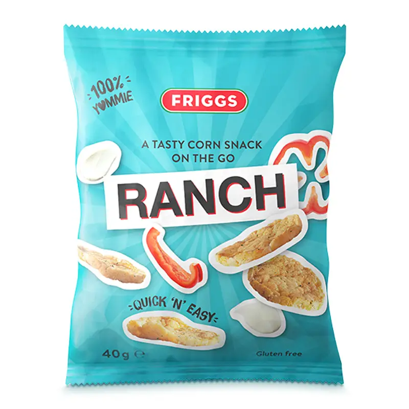 Majssnacks Ranch 8 x 40 g från Friggs | #1000891 | Ris- & Majskakor