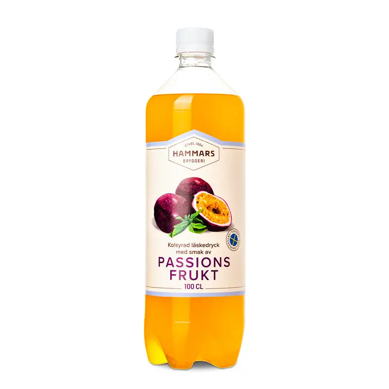 Passionsfruktsoda 8 x 1 l från Hammars Bryggeri | #10012 | Läsk & Soda