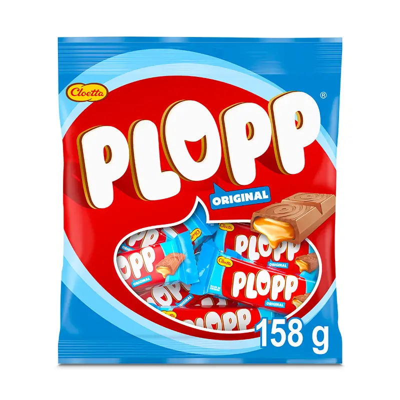 Plopp Mini 18 x 158 g från Cloetta | #1001283A | Choklad
