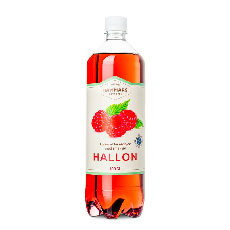 Hallonsoda 8 x 1 l från Hammars Bryggeri | #10014 | Läsk & Soda