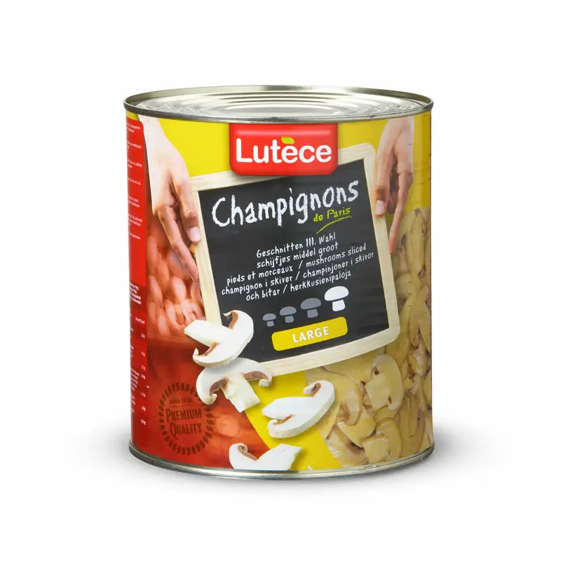Champinjoner 6x3kg från Lutéce | #10029 | Svampkonserv