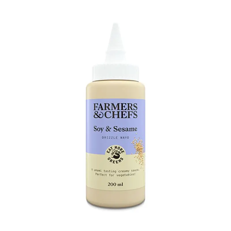 Soy & Sesam Mayo Drizzle 8 x 200 ml från Farmers & Chefs | #1003456 | Sås
