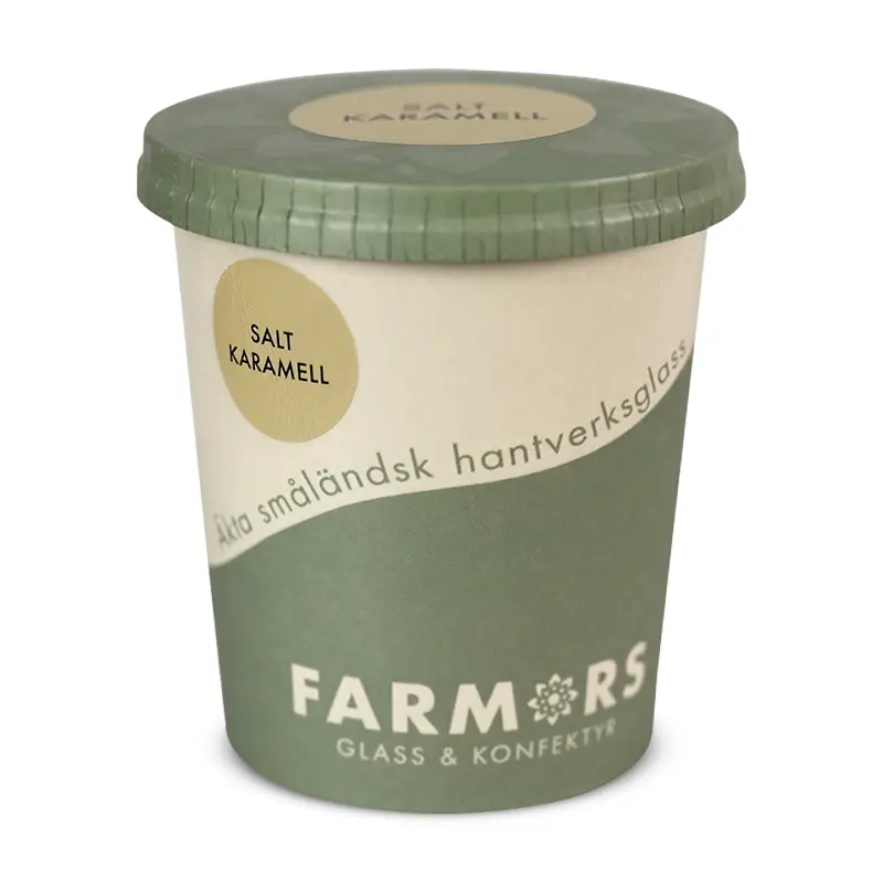 Salt Karamell Glass 6 x 500 ml från Farmors Glass & Konfektyr | #1004 | Kulglass