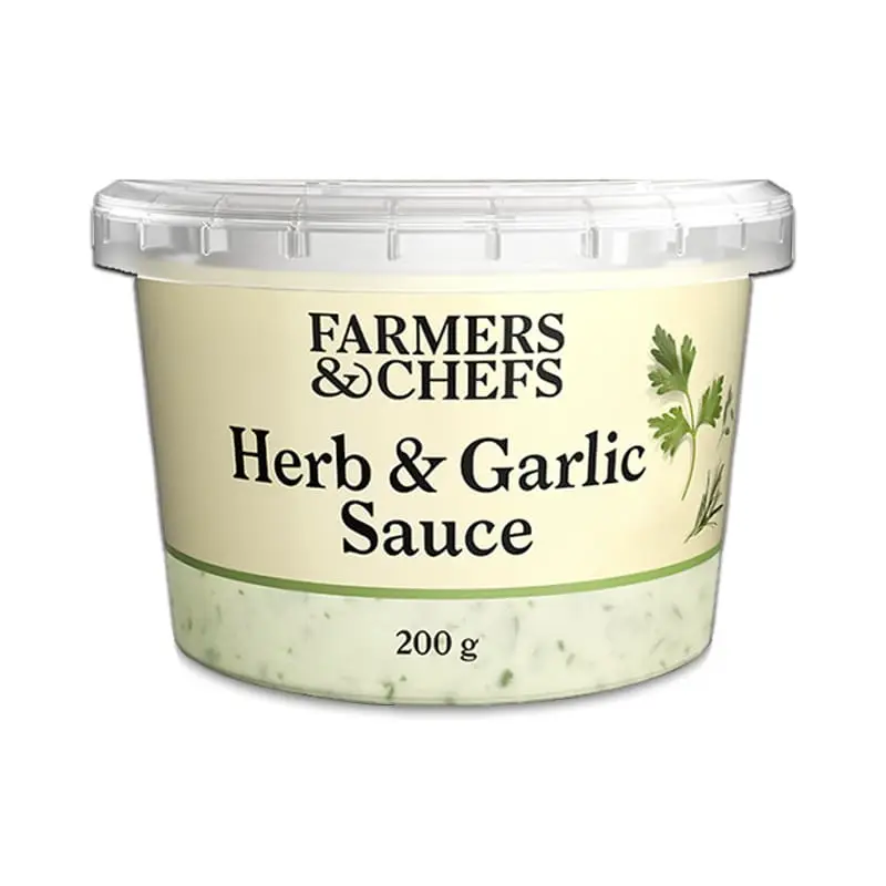 Herb & Garlic Sauce 6 x 200 g från Farmers & Chefs | #1004455 | Sås