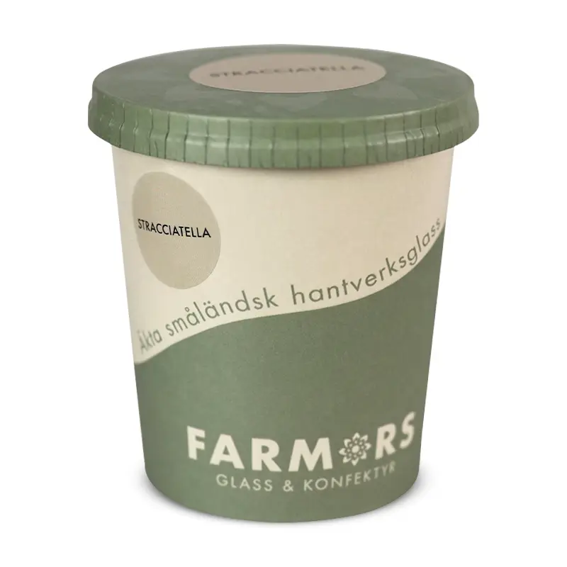 Stracciatella Glass 6 x 500 ml från Farmors Glass & Konfektyr | #1006 | Kulglass