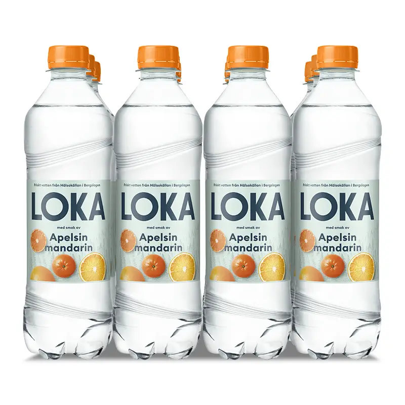 Loka Apelsin Mandarin 12 x 50 cl från Loka | #1010845 | Vatten