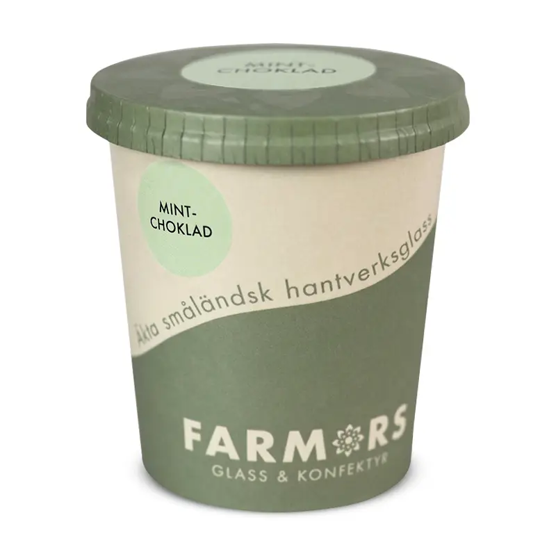 Mint Choklad Glass 6 x 500 ml från Farmors Glass & Konfektyr | #1012 | Kulglass