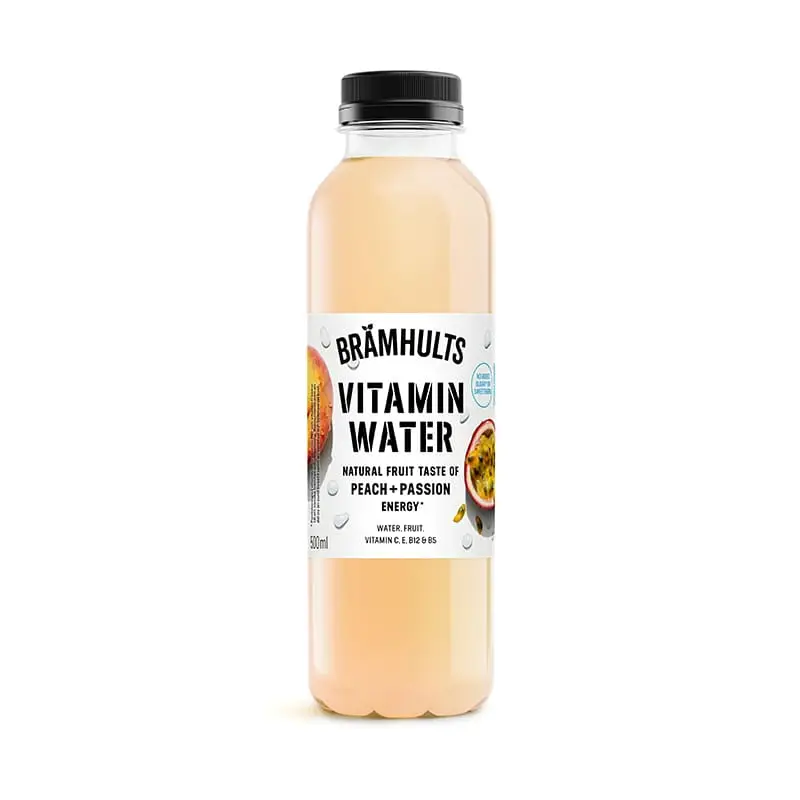 Vitamin Water Energy Peach & Passion 6 x 50 cl från Brämhults | #1012660 | Funktionsdryck