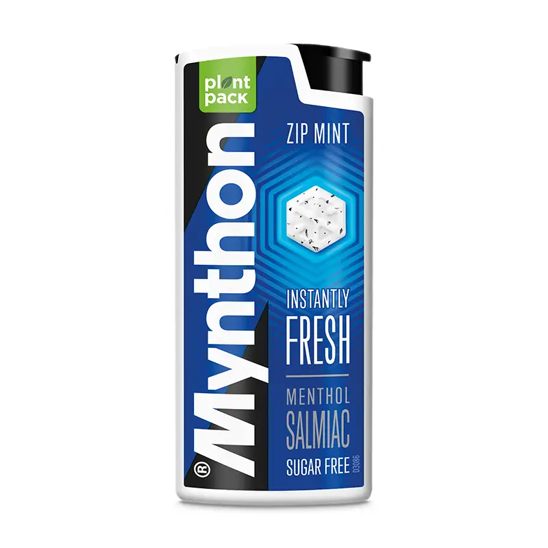 Mynthon Zip Mint Salmiak 18 x 30 g från Cloetta | #1014958B | Halstabletter