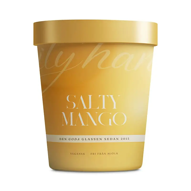 Salty Mango Glass 6 x 465 ml från Lily & Hanna | #10151 | Kulglass