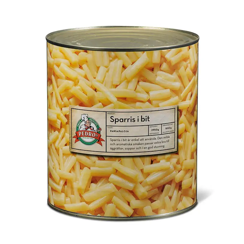 Sparris i bitar 1 x 2950 g från Pedros | #10180 | Grönsakskonserv