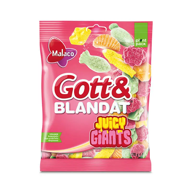 G&B Juicy Giants 27 x 170 g från Malaco | #1018042 | Godis