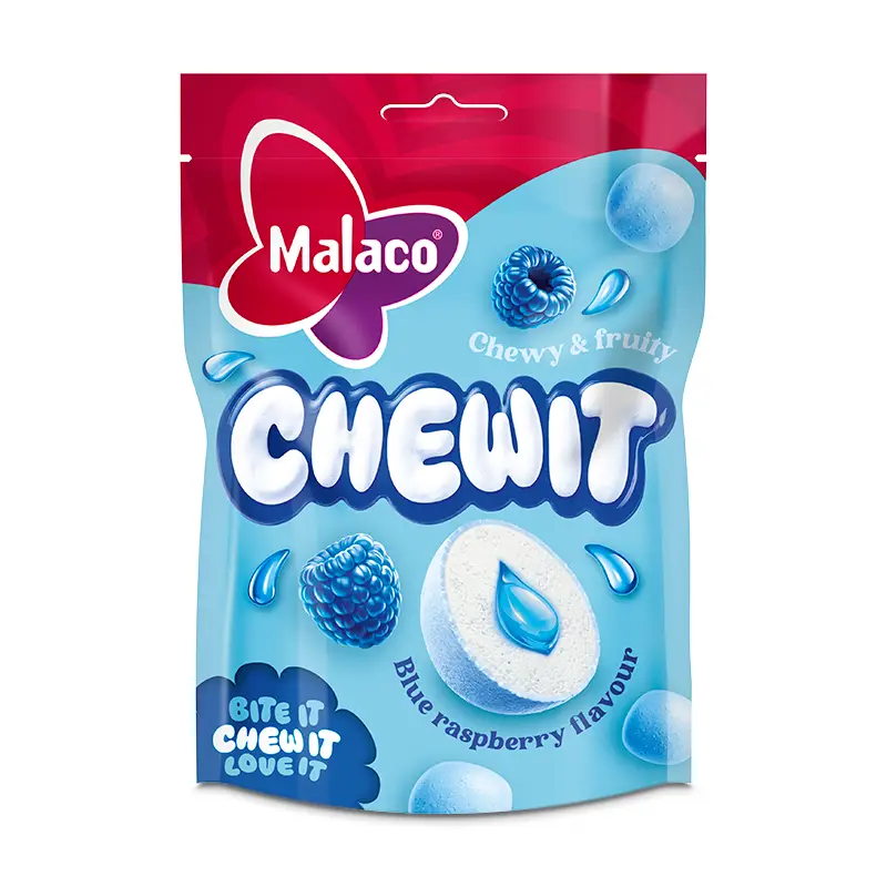Chewit Blue Raspberry 9 x 115 g från Malaco | #1018751 | Godis