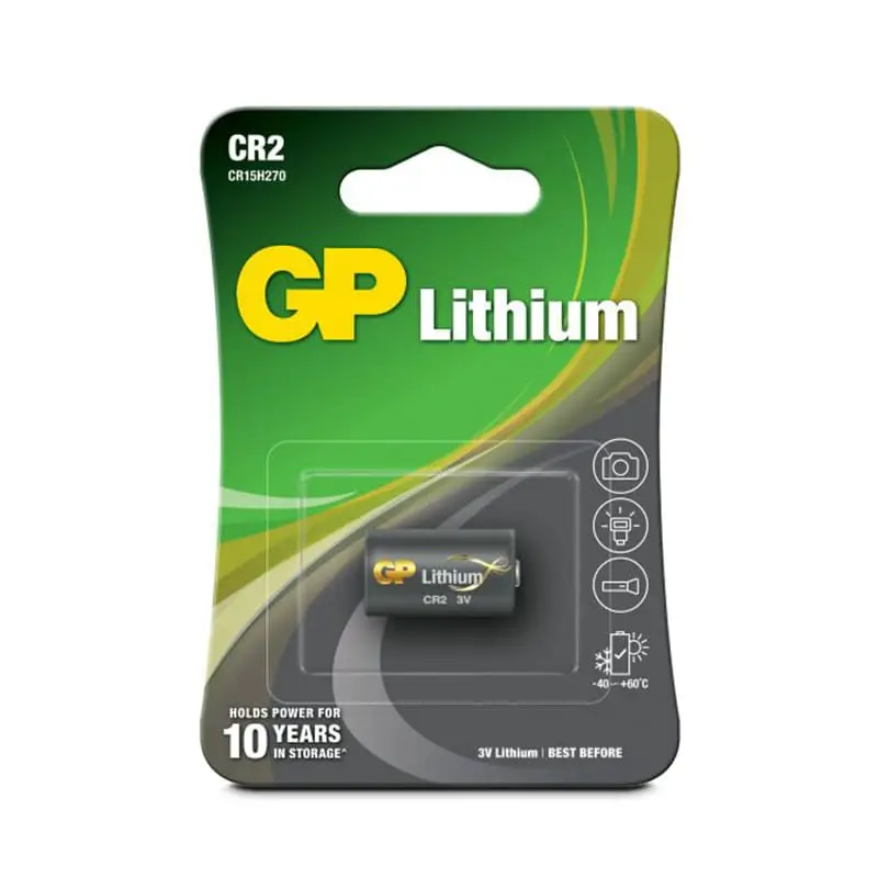 CR2-Batterier 1-pack 10 x 1 st från GP Batteries | #102039 | Batterier