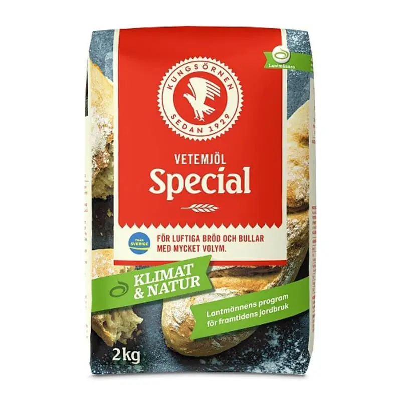 Vetemjöl Special 6 x 2 kg från Kungsörnen | #102774 | Bakprodukter