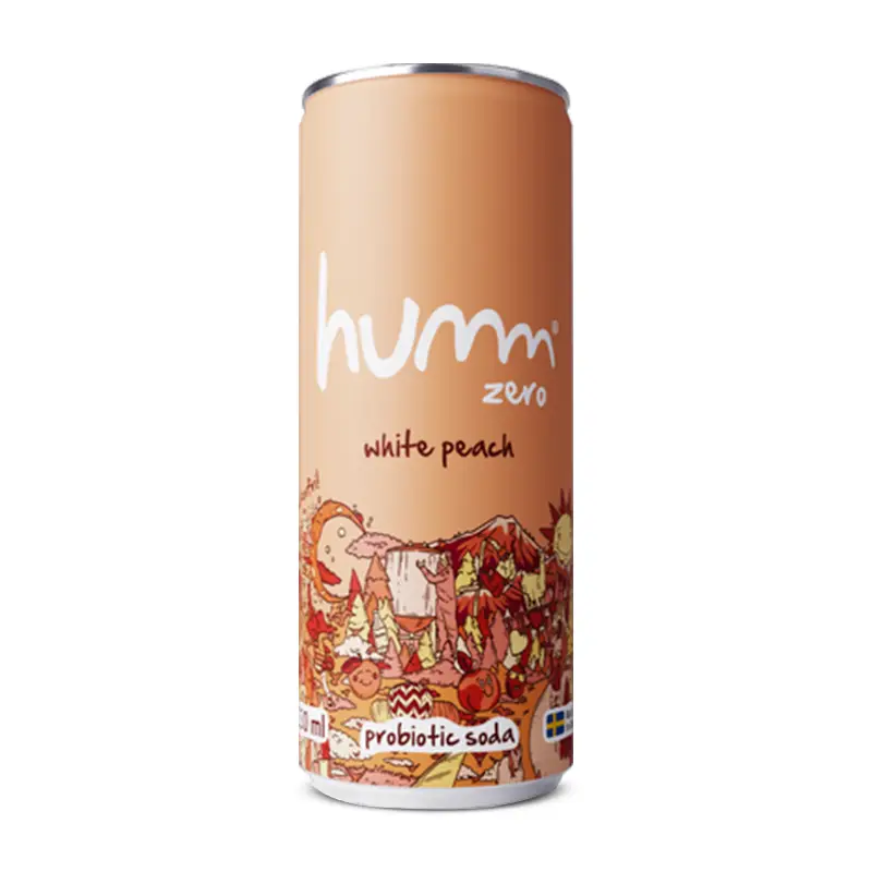 Zero Whie Peach 12 x 33.3 cl från Humm | #1029-12 | Läsk & Soda