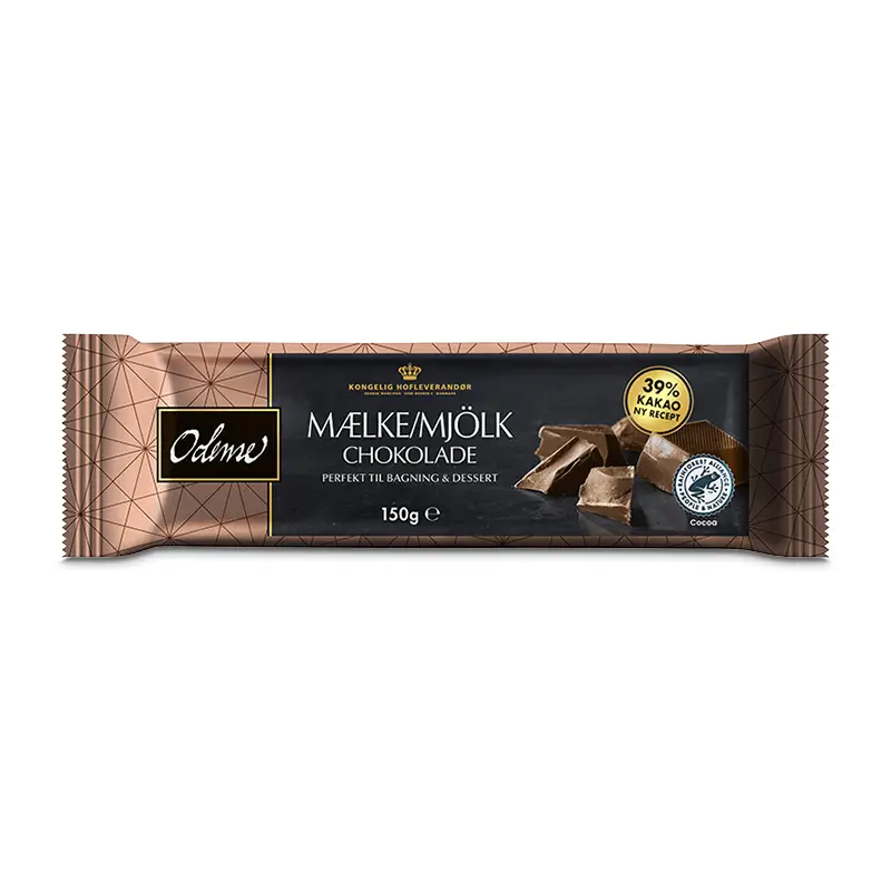 Bakchoklad Ljus 16 x 150 g från Odense | #103152 | Bakprodukter
