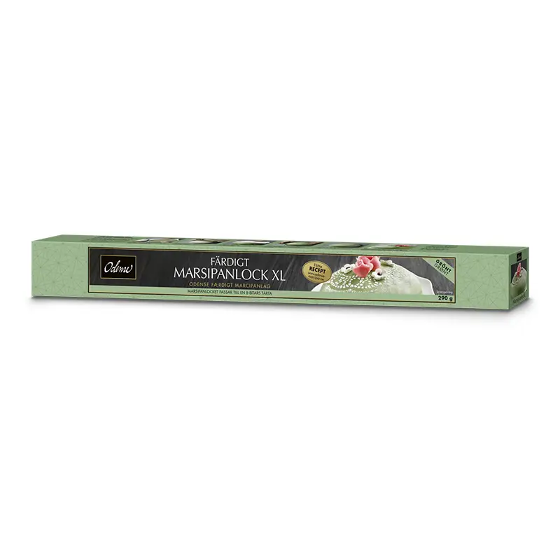 Marsipanlock Grönt XL 12 x 290 g från Odense | #103204 | Bakprodukter
