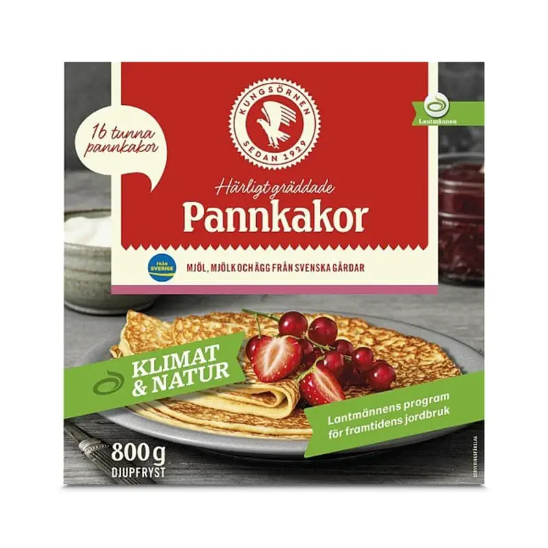 Pannkakor 6 x 800 g från Kungsörnen | #103747 | Pannkakor, Plättar & Våfflor