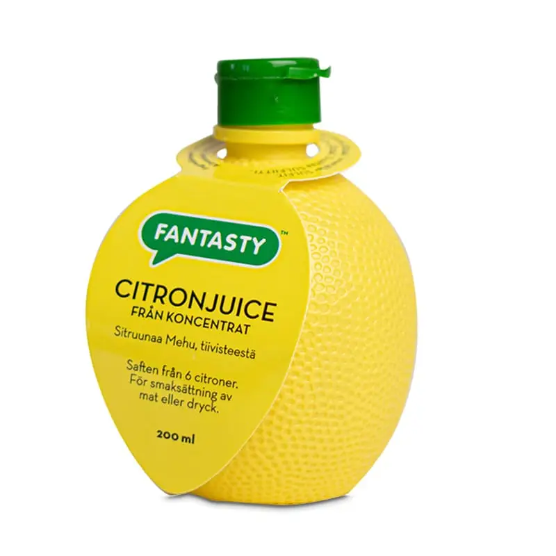 Citronjuice 12 x 200 ml från Fantasty | #10422 | Pressad citrus